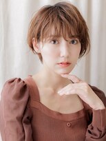 カバーヘア イヴ 戸頭店(COVER HAIR EVE) コーラルオレンジハイライト小顔マッシュショートY戸頭20代30代