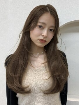 ノイ 銀座(noi) 顔周りレイヤーカットグレージュカラーくびれレイヤーカット