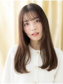 ココアブラウン/アッシュブラック/バタフライレイヤーカットe