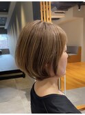 30代40代50代　大人ショートボブ【SPICE AVEDA岡部】