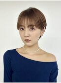 大人ショートボブ/20代30代40代50代/岡野亘希