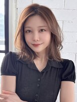 アグ ヘアー カルム 鷺沼駅前店(Agu hair calme) 《Agu hair》ゆるミディレイヤー×numberA.アクアバームセラム