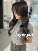 20代30代◎韓国風くびれヘア×透明感グレージュ