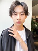 10代20代30代外ハネパーマ束感オシャレ感センターパート