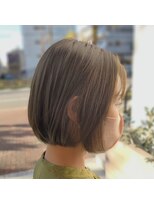 ロッカヘアエジェ(ROCCA hair eje.)&nbsp;アプリコットオレンジやわらかベージュボブ