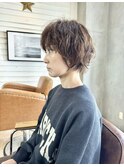 大人ショートボブ/パーマスタイル/ショートパーマ大人可愛い