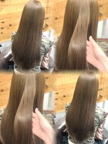 ロックス バイ マグ 松本(rocks BY MAG)&nbsp;10代20代イエベブリーチ無しダブルカラー透明感ヘーゼルベージュ