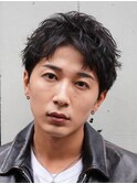 原宿ゆるめシャドウパーマルーズパーマダウンパーマメンズカット
