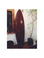 ドーレン(dorren)&nbsp;学生からやっているsurfing。板JOEL TUDORBONZER