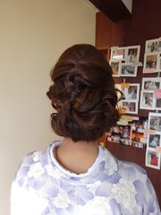 入学式の着付け・ヘアセット