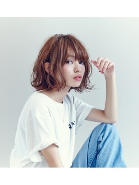 アピッシュ シーナ 海老名店(apish ciena) モテ愛され前髪☆エアリーグレージュ切りっぱなしボブ♪