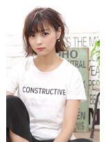 トッカ バイ クローネ 浦和(tocca by KRONE)&nbsp;オーキッドアッシュxくせ毛風ボブ