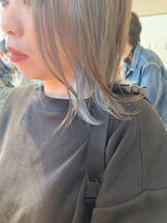 ラヴェストバイフレイスウェル(LOVEST by frace well)&nbsp;インナーカラーブルー＠サロンスタイル