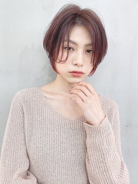 アイティー バイ アルバム 中野店(IT by ALBUM) ハンサムショート_オリーブカラーセミウェットウェーブ_27345