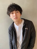 パーク(PARK)&nbsp;【PARK】メンズフェザーマッシュ×リッジパーマ