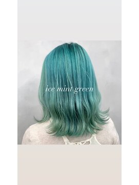 エイト ヘアサロン 渋谷本店(EIGHT) ミントグリーン