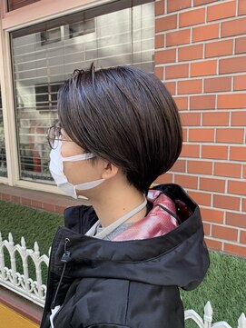 エイト新宿店(EIGHT shinjuku) ハイライト×ユニセックスショート