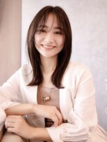 エムスラッシュ アヴェダ 自由が丘(M.SLASH AVEDA)&nbsp;ナチュラルセミディ/うざバング/シアカラー/自由が丘