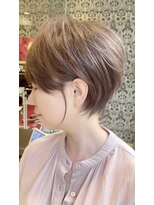アース 大曽根店(HAIR&MAKE EARTH) 30代40代丸みショートヘア