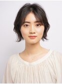 ★20代30代コンパクトな外ハネミニボブ