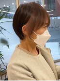 【松本聖】インナーカラーショート（グレーピンク）《大阪梅田》
