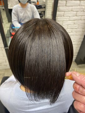 ヘアーメイクミキ 上野本店(hair make MIKI) 髪質改善ストレート ショート