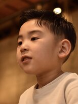 リム メンズヘア(LIM men's hair)&nbsp;束感アップバング【キッズカット/メンズヘア】