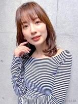 オーブ ヘアー カラ 今福鶴見店(AUBE HAIR cara) 20代・30代_ハッシュカットミディ