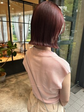 リュミエ ドゥ マッシュ(Lumier de mashu) チェリーレッド×BOB