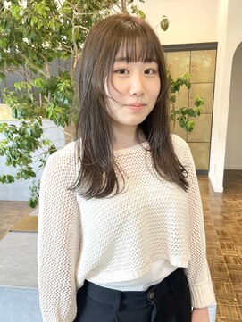 パークレーン アイス イヴェン(park lane ICI yeven) ブリーチなしダブルカラー　明るめオリーブベージュ/momoka