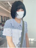 ウルフボブ/グリーンブラック
