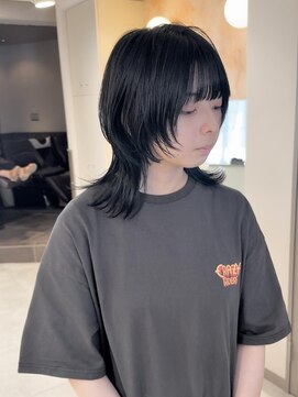 テトラ バイ ネオリーブ 横浜西口店(tetra by neolive) ウルフカット　髪質改善　透明感カラー　横浜