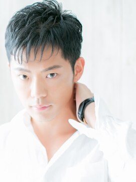 モッズヘア メン 上尾東口店(mod's hair men) 黒髪ツーブロック大人ベリーショートX上尾