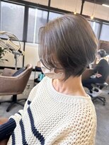 ベレッタ 枚方店(veretta.)&nbsp;ショートヘア/透明感/ニュアンスカラー/くすみベージュ/抜け感