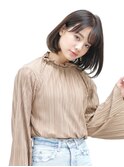 シンプルワンカールボブ【若江岩田駅】★20代30代50代 髪質改善