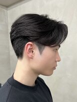 メンズ/センターパート/アップバング/ニュアンスパーマ
