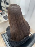 大人かわいいエギョモリ ミルクティーブラウン ひし形シルエット
