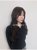 【韓国ヘア/レイヤーカット/アッシュブラウン】