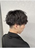 色気マッシュ×大人シャドウパーマ