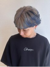 ジプソ(Gypso Hair salon) (そうや) ブルー×シルバー×ブラック