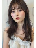 フェミニンレイヤーヘーゼルブラウン