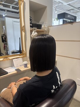 トムヘアーデザイン 楠葉店(TOM HAIR DESIGN) 髪質改善縮毛矯正×ボブ