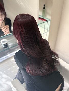 ゴットフロー(GOTTO FLOW) ワインレッド/ボルドーカラー/ツヤ髪/暖色系/チェリーレッド