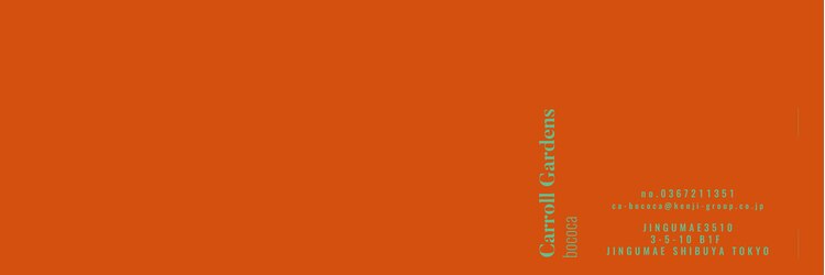 キャロルガーデンズ ボコカ 表参道(Carroll Gardens bococa)のサロンヘッダー