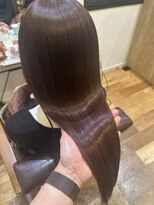 テラスヘア 三条(TERRACEhair) 春の縮毛矯正×春色カラーは同日1日で叶うツヤ髪へ