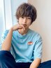 【メンズ限定】カット+カラー+コスメ縮毛矯正+眉カット