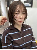 抜け感ボブ