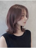 切りっぱなし ミディアムレイヤー 10代 20代 30代