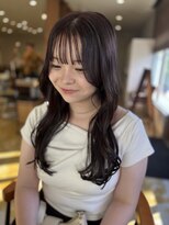 カノエ 下関熊野店(canoe)&nbsp;カシスカラー/髪質改善縮毛矯正/髪質改善/