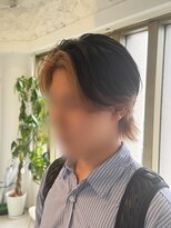 エフコード 難波(F-CODE) バングカラー×インナーカラー